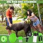 Dog Wash Sprayer Outdoor, 8-in-1 Dog Sprayer Hose Attachment - Image 5