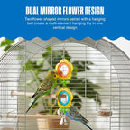 Penn-Plax Bird Life Two Flower Mirror - Image 2