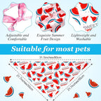 Weewooday 50 Pcs Fruit Dog Bandanas Bulk - Image 3