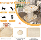 Tangkula Cat Tree for Indoor Cats, 2-Tier Cat Tower - Image 3