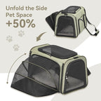 Petsfit Expandable Cat Carrier Dog Carrier, Airline Approved Soft-Sided - Image 4
