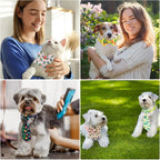 Reginary 100 Pieces Dog Bow Tie Collar Set Include 40 Dog Neckties, and 30 - Image 4