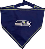 NFL Seattle Seahawks TIE Bandana, Large/X-Large. Dog Bandana Scarf Bib by PETSFIRST