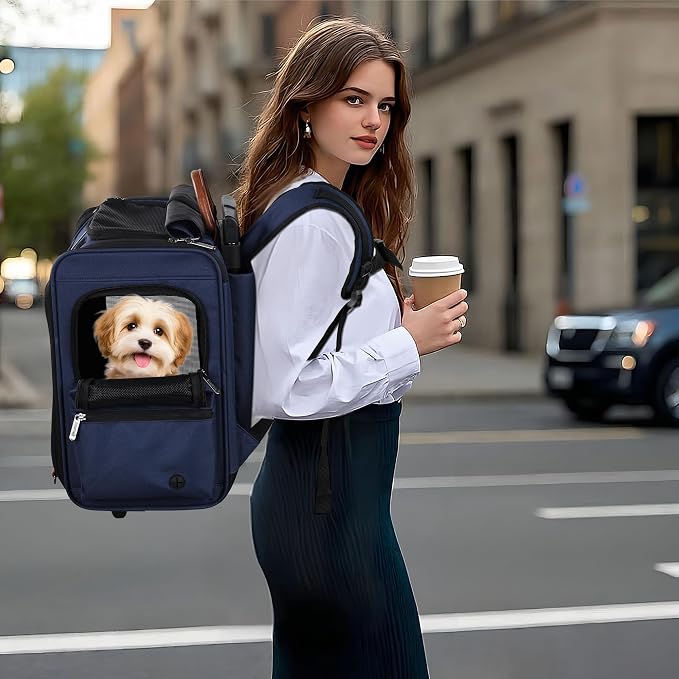 EliteField Deluxe Backpack Pet Carrier, Travel Soft-Sided Carrier Bag by EliteField