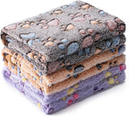 1 Pack 3 Blankets Super Soft Fluffy Premium Fleece Pet Blanket Flannel Paw - Image 2