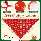 200 Pcs Dog Bandanas Bulk, Reusable Pet Scarves - Image 3