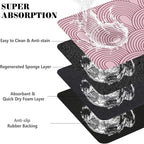 Dog Food Mats for Floors Absorbent, Pet Cat Food Mat - Image 3