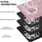 Dog Food Mats for Floors Absorbent, Pet Cat Food Mat - Image 3