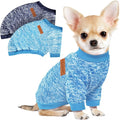 2 Pcs Dog Sweaters for Small Dogs Girl Boy Winter Fleece Clothes Warm Soft Dog by BAOBICUTE