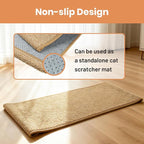Ordora Large Cat Scratcher Mat: 31.5 X 14 Inch Upgrade Soft Sisal Horizontal - Image 3