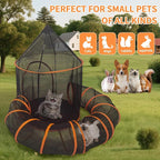 Outdoor Cat Enclosure with Tunnel - Image 2