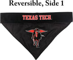 Pets First Collegiate Pet Accessories, Reversible Bandana, Texas Tech Red - Image 3