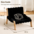 Solid Wood Cat Couch Bed for Indoor Cats, Modern Cat Sofa - Image 6