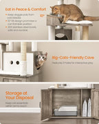 Feandrea Cat Tree, 66.9-Inch Cat Tower - Image 4