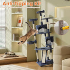 Sweetcrispy 79 inch Cat Tree Tower, Large Multi Level Cats Climbing Tower - Image 6