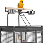 Yaheetech 61-inch Playtop Wrought Iron Large Parrot Bird Cages - Image 9