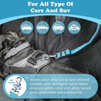 BWOGUE Pet Dog Cat Seat Belts, Car Headrest Restraint Adjustable Safety Leads - Image 5
