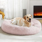 WESTERN HOME WH Calming Dog & Cat Donut Cuddler, Anti-Anxiety Warming Cozy Soft - Image 4
