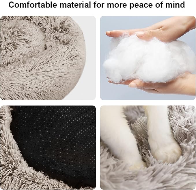 Cat Beds for Indoor Cats, 20 Inch Dog Bed for Small Melium Large Dogs, - Image 2