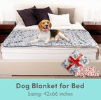 Stuffed Premium Soft Dog Blanket, - Image 8