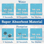 Cat Paw Pet Feeding Mat–Christmas Stocking Quick Dry Absorbent Dog Cat Food Mat - Image 3
