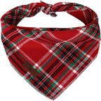 Lionet Paws Christmas Dog Bandana Washable Cotton Handkerchief Scarf Triangle by lionetpaws