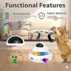 Interactive Cat Toys for Indoor Cats, 4-in-1 Automatic Kitten Toy - Image 6