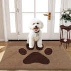 Buganda Dog Door Mat for Muddy Paws, Absorbent Dirt Trapper Non Slip Indoor by Buganda