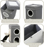 Trixie Saul Cat Condo | 2-Story Condo Tower | Scratching Surface | Foldable - Image 4