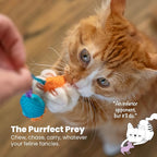 Catstages Catnip Chew Mice 2 Pack– Interactive Dental Cat Chew Toy that Helps - Image 6