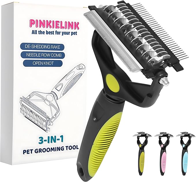 3-IN-1 Pet Grooming Tool by PINKIELINK
