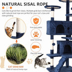 Cat Tree for Indoor Cats, Space Saving Cat Activity Center, Durable Pet Play - Image 4