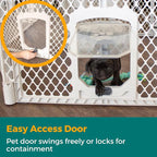 MyPet Petyard Passage: 5.5 Ft. Wide Customizable Folding Dog Playpen - Image 3