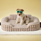 LE SURE Cute Dog Bed Medium Size Dog, Orthopedic Waterproof Medium Pet Beds by Lesure