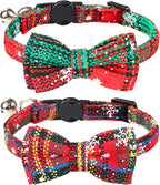 Joytale 2 Pack Christmas Cat Collar by Joytale