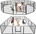 BestPet | Dog Playpen | 24 Inch, 16 Panels | Heavy Duty Metal Pet Exercise Pen by BestPet