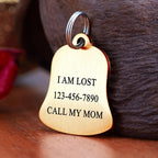 Ultra Joys Cat ID Tag Personalized Pet Tags, Durable Stainless Steel Small Pet - Image 3