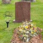 BUoonyer Garden Stake Graves Cemetery Decorations, Brother Metal Memorial Grave - Image 5