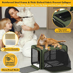 PAWZIDEA Expandable Pet Carrier w/ID Card, 18″×11″×11″ Small Dog Carrier TSA - Image 7