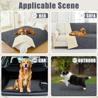 Smiry Waterproof Dog Bed Cover Blanket 40x80, Soft Reversible Pet Blanket - Image 5