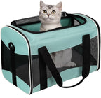 Cat Carrying Case Pet Dog Carrier Soft-Sided Cat Bag Airline Approved, Pet - Image 6