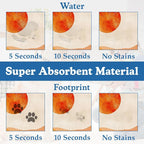 Boho Mountain Sun Pet Food Mat for Cats and Dogs–Christmas Stocking Absorbent - Image 3