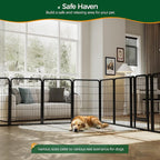 Yaheetech Dog Playpen Outdoor, 40 inch 12 Panels Dog Pen Indoor Heavy Duty - Image 3