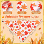 Chunful 100 Pieces Thanksgiving Dog Bandanas Bulk Fall Autumn Pet Bandanas - Image 3