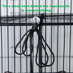Bird Cage Netting Seed Catcher Adjustable Bird Cage Skirt Seed Catcher Large - Image 2