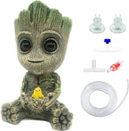 Aquarium Groot Air Bubbler Decorations Fish Tank Air Stone Set by AnxunJim