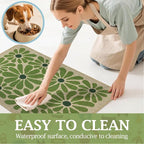 SHIYUE Dog Food Mats for Floors, Absorbent Cat Bowl for Food and Water - Image 3