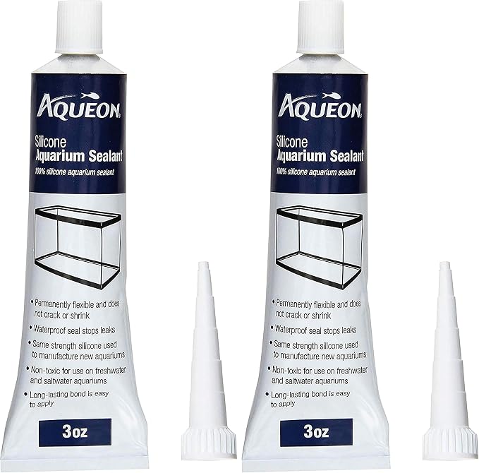 Aqueon Silicone Sealant Clear 3 Ounces by Aqueon