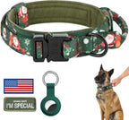 DAGANXI Christmas Tactical Dog Collar, Adjustable Military Training Nylon Dog by DAGANXI