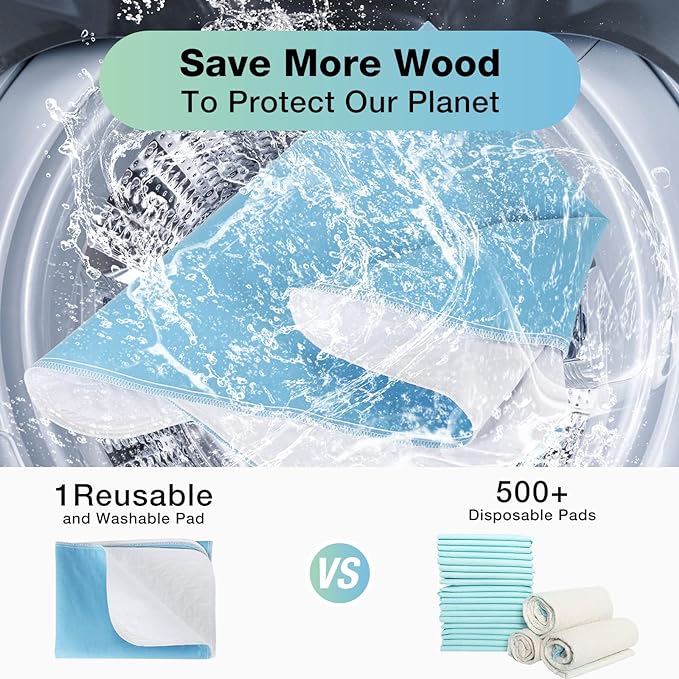 Bed Pads Washable Waterproof, Waterproof Bed Pad & Pee Pad, The Elderly and Pets - Image 4